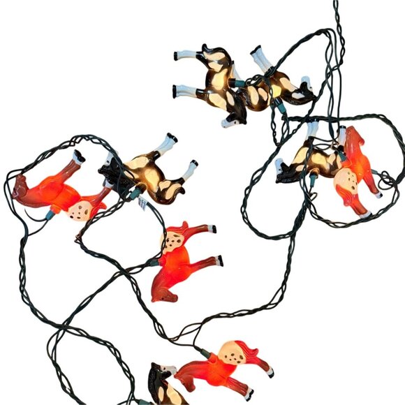 Western Horse Christmas Tree Light Covers Cowgirl Cowboy Farmhouse Ranch - Picture 4 of 13